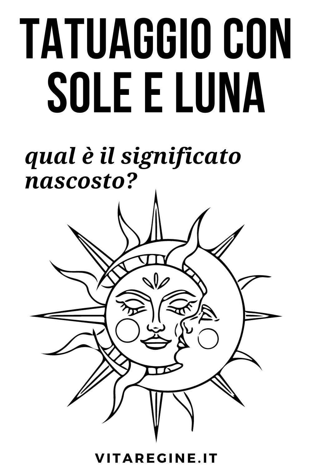 Tatuaggio con sole e luna qual è il significato nascosto? La Vita