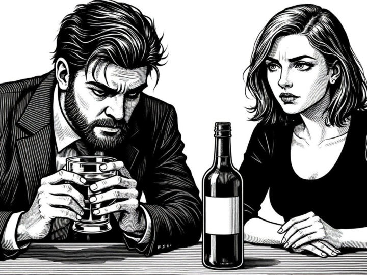 Quando il narcisista beve e ti incolpa delle sue disgrazie.